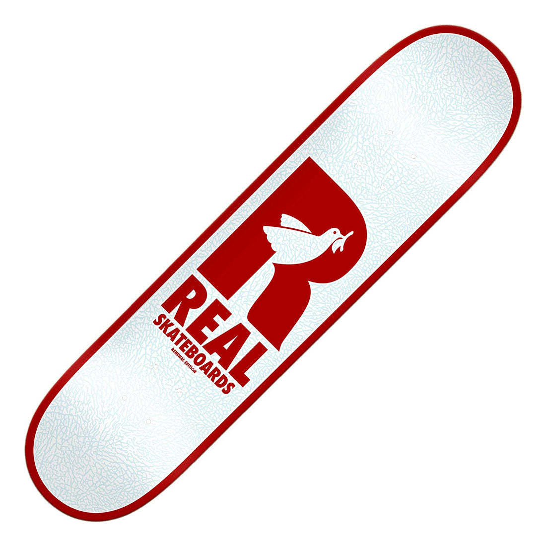 Real Doves Redux Renewels 8.06 Deck - White/Red Skateboard Decks Modern Street