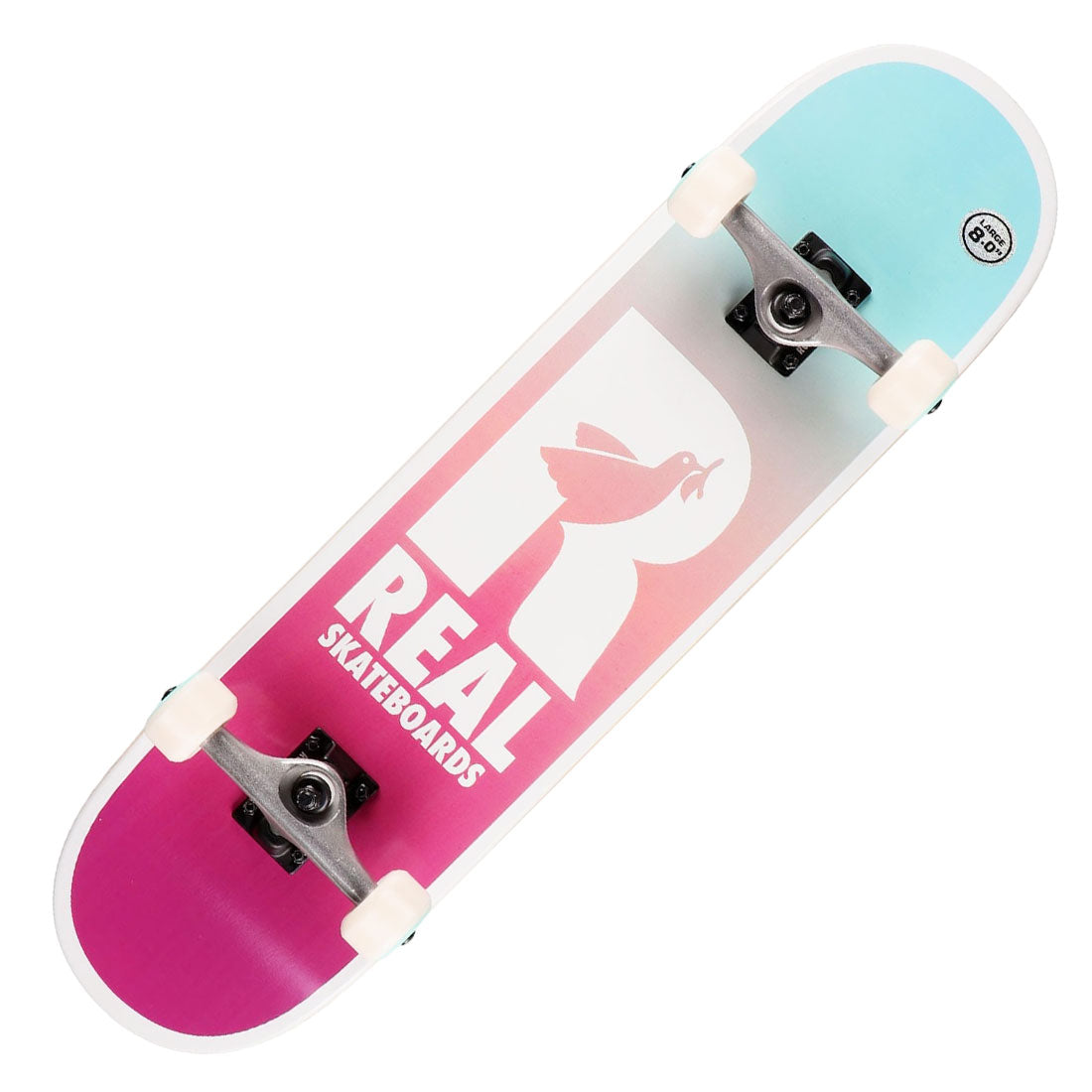 Real Be Free Fade 8.0 Complete Skateboard Completes Modern Street