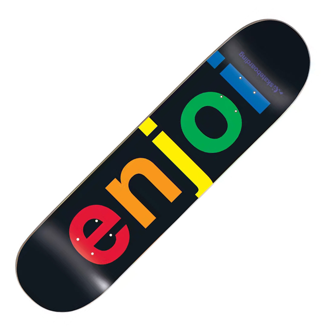 Enjoi Spectrum 8.5 Deck - Black Skateboard Decks Modern Street