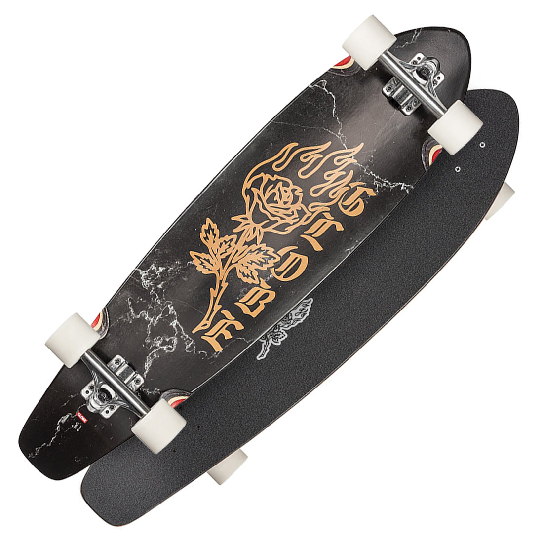 Globe The All-Time 35 Complete - Black Rose Skateboard Completes Longboards