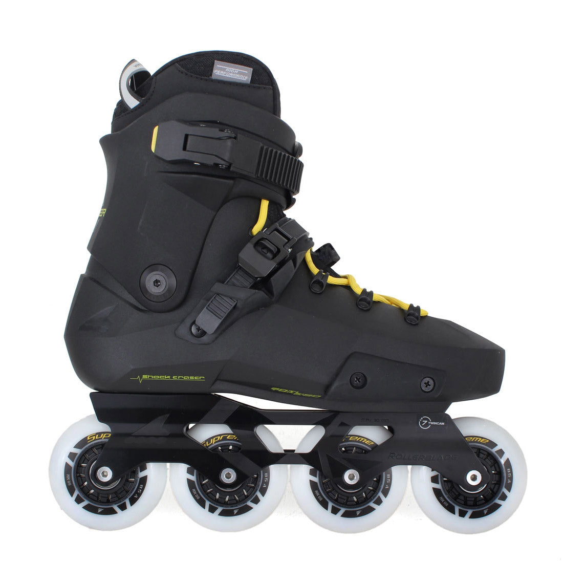 Rollerblade Twister Edge - Black/Yellow 6.5US 24.5cm - LAST SIZE Inline Rec Skates