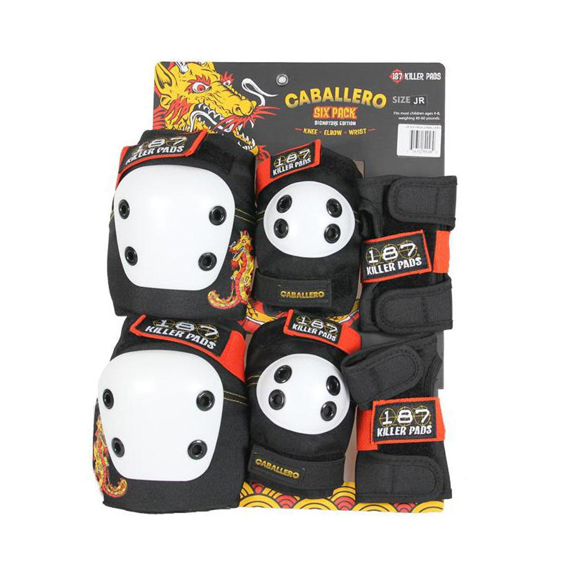 187 Six-Pack Youth - Caballero Protective Pads