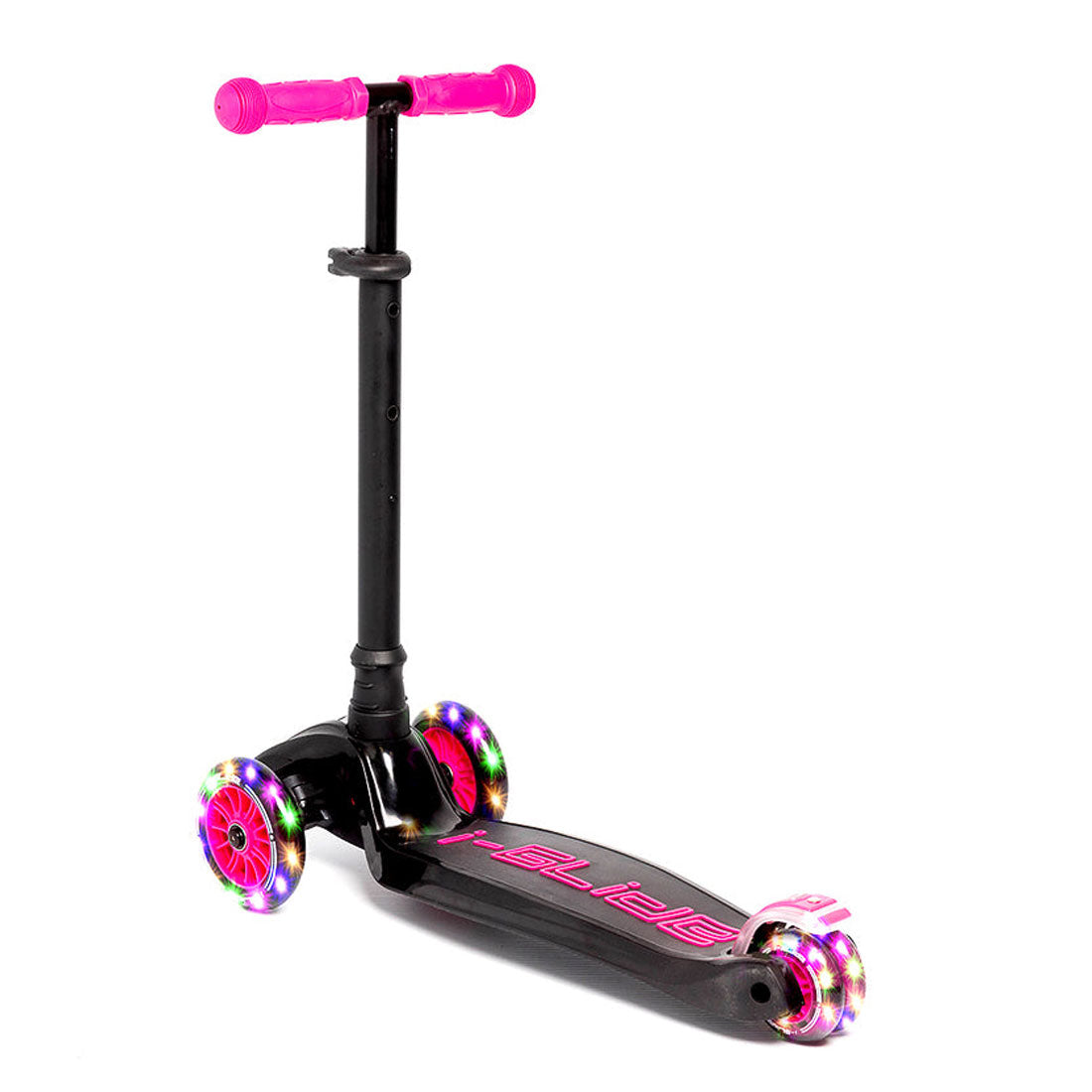 I-Glide Kids 3-Wheel Scooter - Black/Pink Scooter Completes Rec