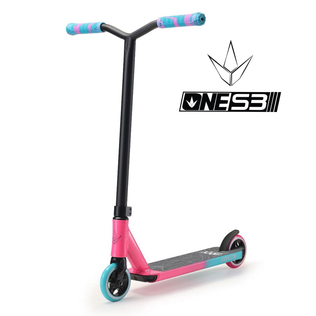 Envy ONE S3 Complete - Pink/Teal Scooter Completes Trick