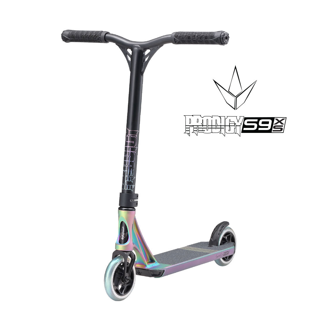 Envy Prodigy S9 XS Complete - Matte Oil Slick Scooter Completes Trick