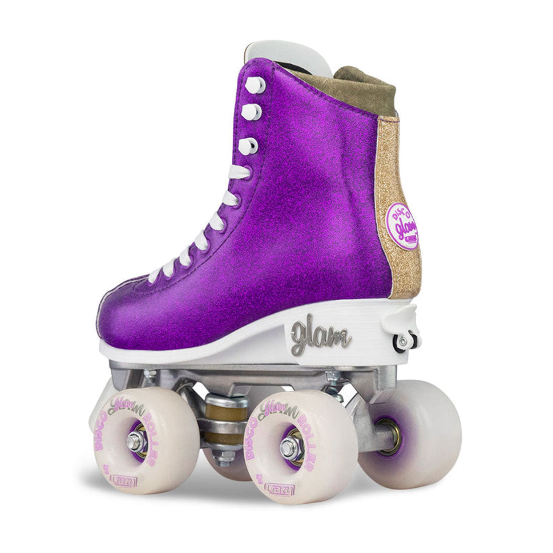 Crazy Disco Glam Purple/Gold - Kids Adjustable Roller Skates