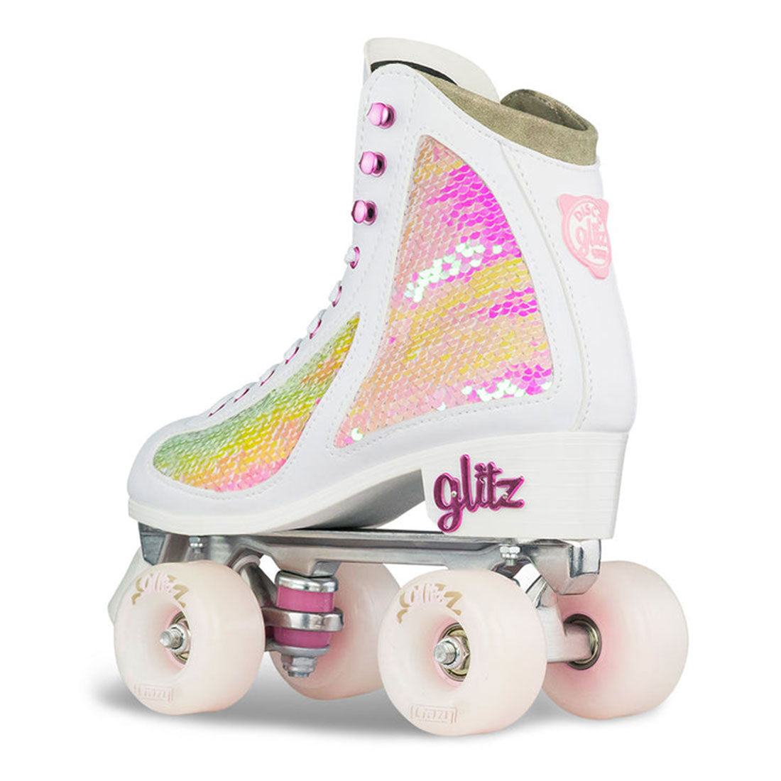 Crazy Disco Glitz Pearl - Adult Roller Skates