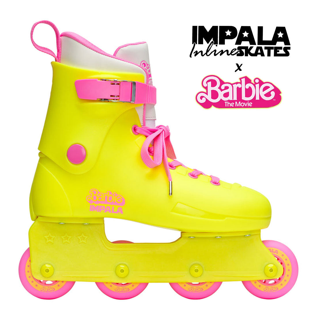 Impala Lightspeed - Barbie Yellow/Pink Inline Rec Skates