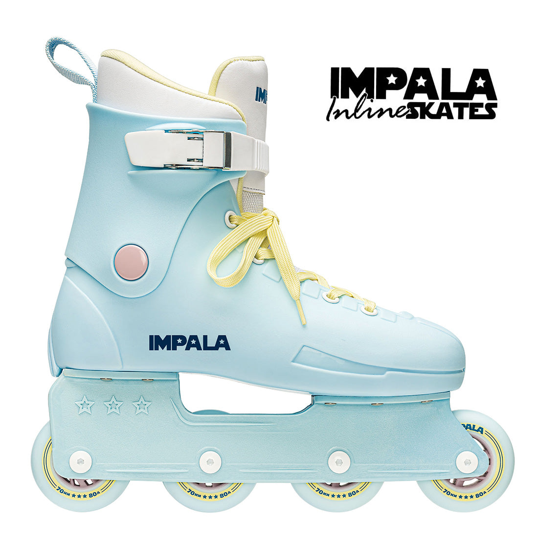 Impala Lightspeed - Sky Blue/Yellow Inline Rec Skates