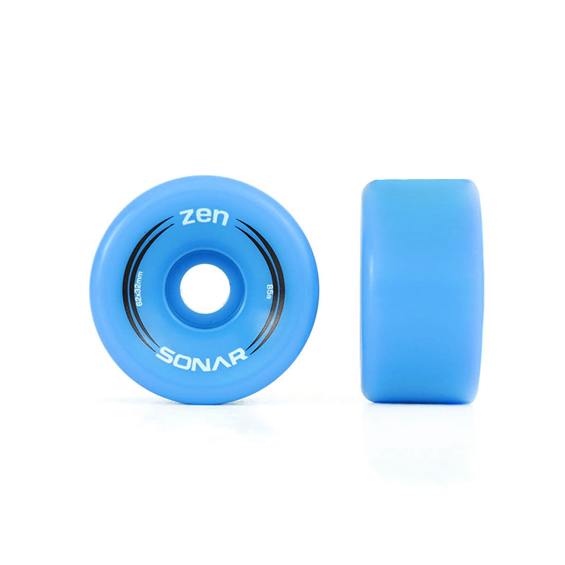 Radar Zen 62mm 85a Wheels 4pk Blue Roller Skate Wheels