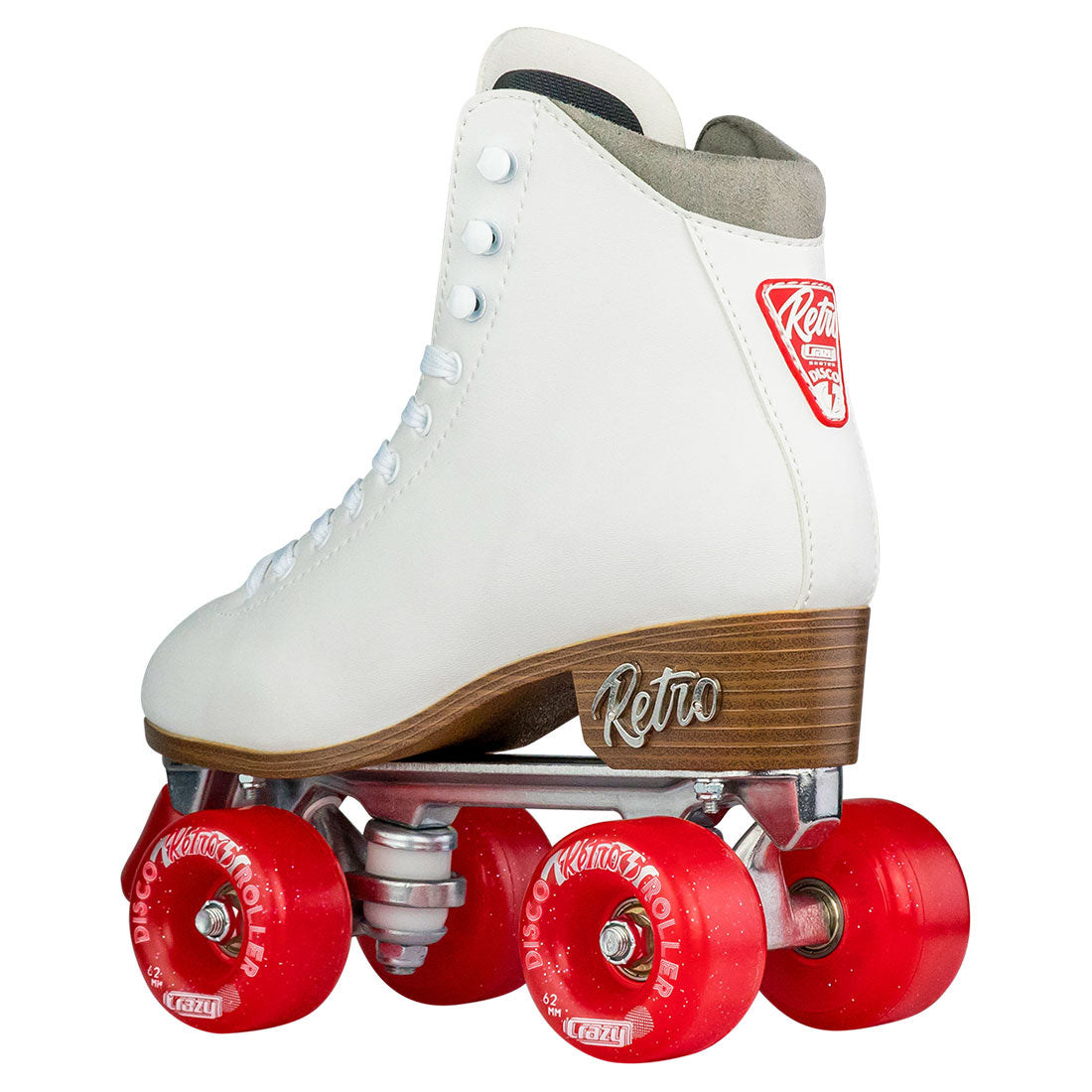 Crazy Retro Roller White - Adult Roller Skates