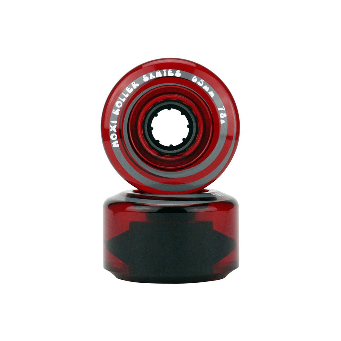 Moxi Gummy 65mm 78a Wheels 4pk Cherry Stain Roller Skate Wheels