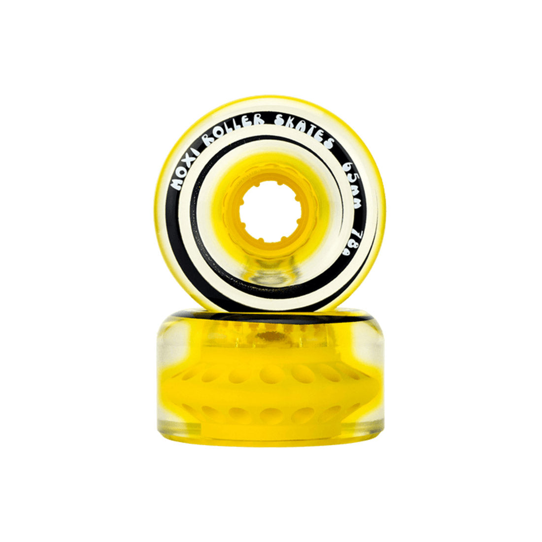 Moxi Gummy 65mm 78a Wheels 4pk Pineapple Roller Skate Wheels
