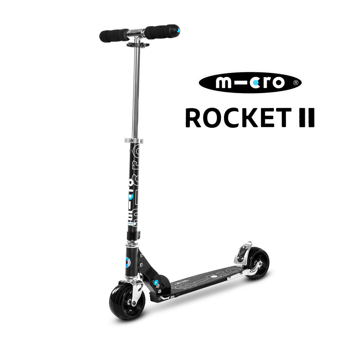 Micro Rocket II Scooter - Black Scooter Completes Rec