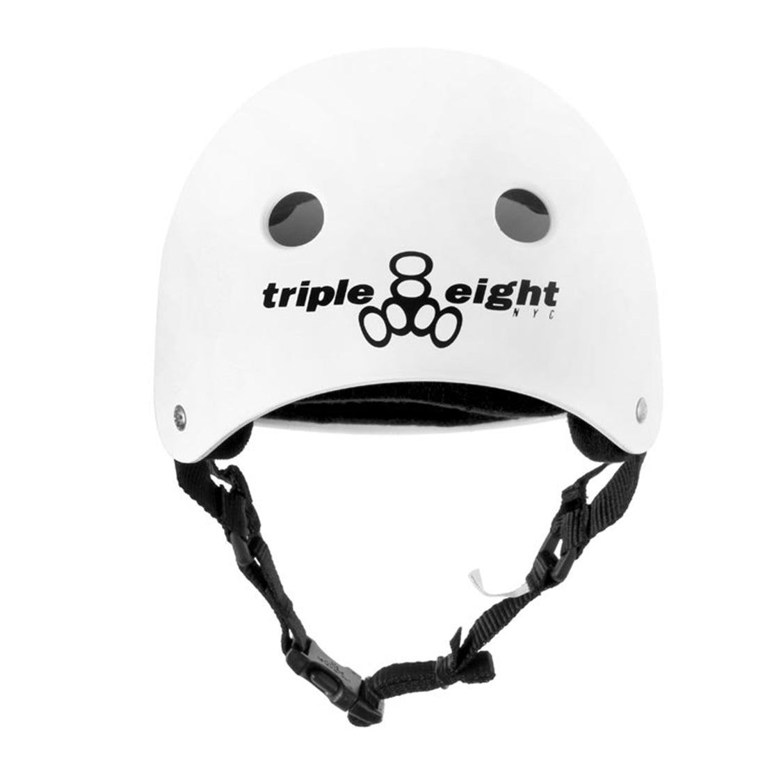 Triple 8 Skate SS Helmet - White Rubber Helmets