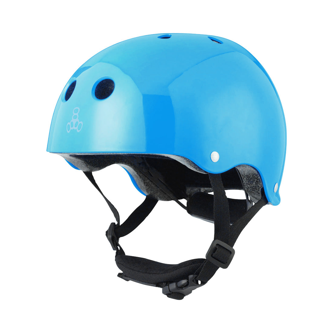 Triple 8 LIL8 Youth Bike Helmet - Blue Gloss Helmets