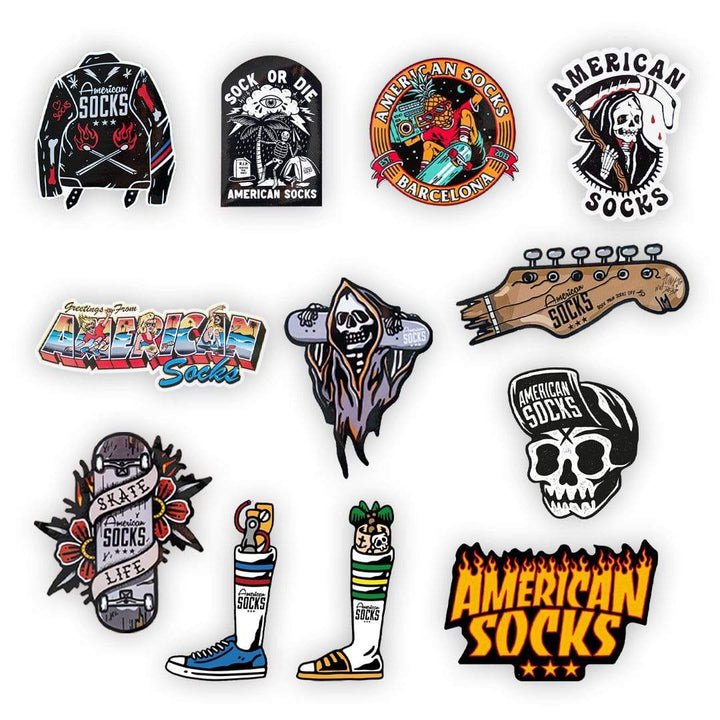 American Socks Sticker Pack Stickers