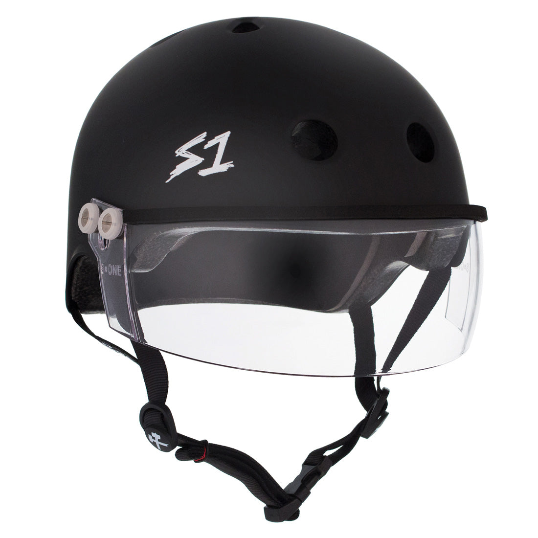 S-One Visor Lifer Helmet - Black Matte Helmets