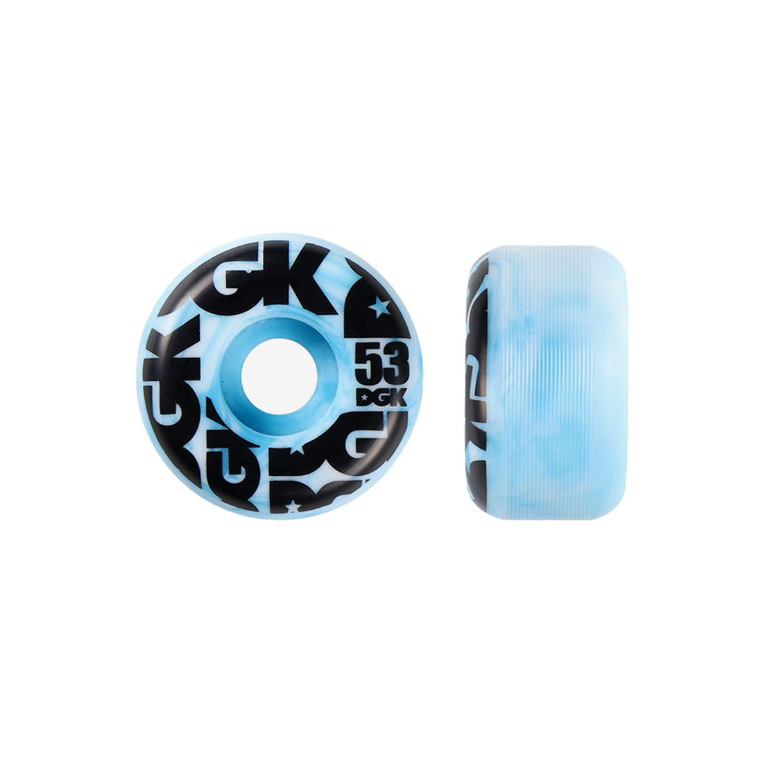 DGK Swirl Formula 53mm 101a 4pk - Blue Skateboard Wheels