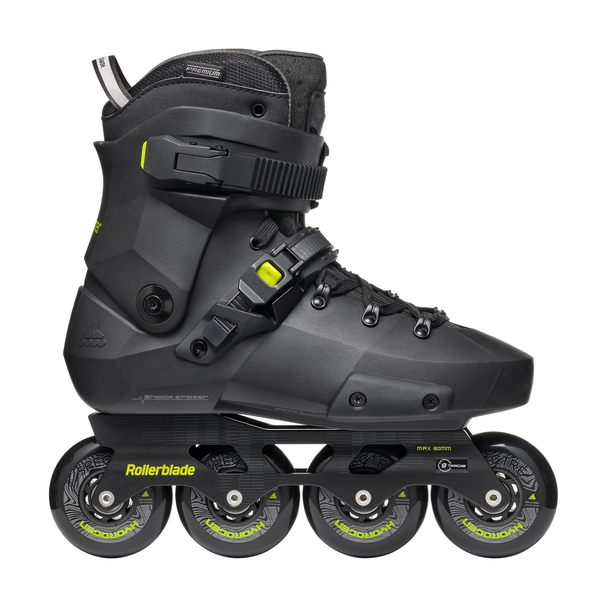 Rollerblade Twister XT - Black/Lime Inline Rec Skates