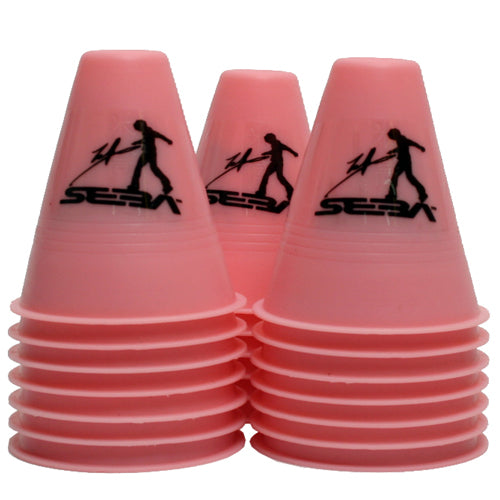SEBA Slalom Cones 20pk - Pink PIC Inline Rec Accessories