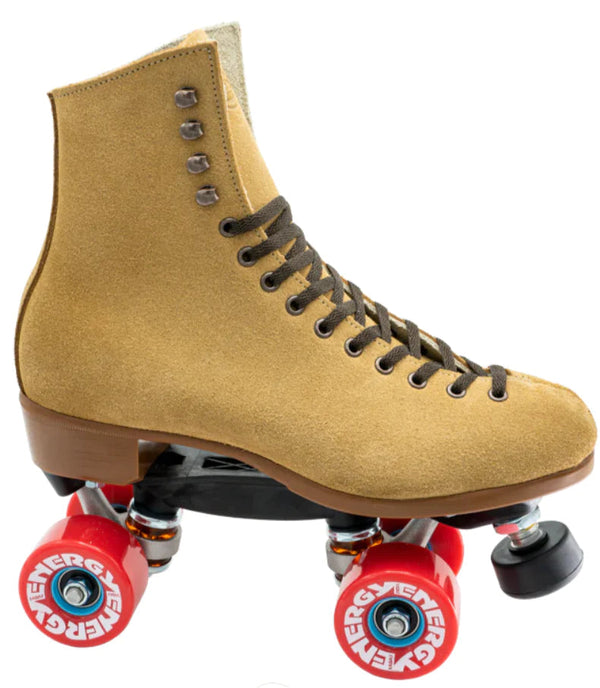 Riedell Zone 135 Energy Tan w/ Adjustable Toe Stops Skater HQ