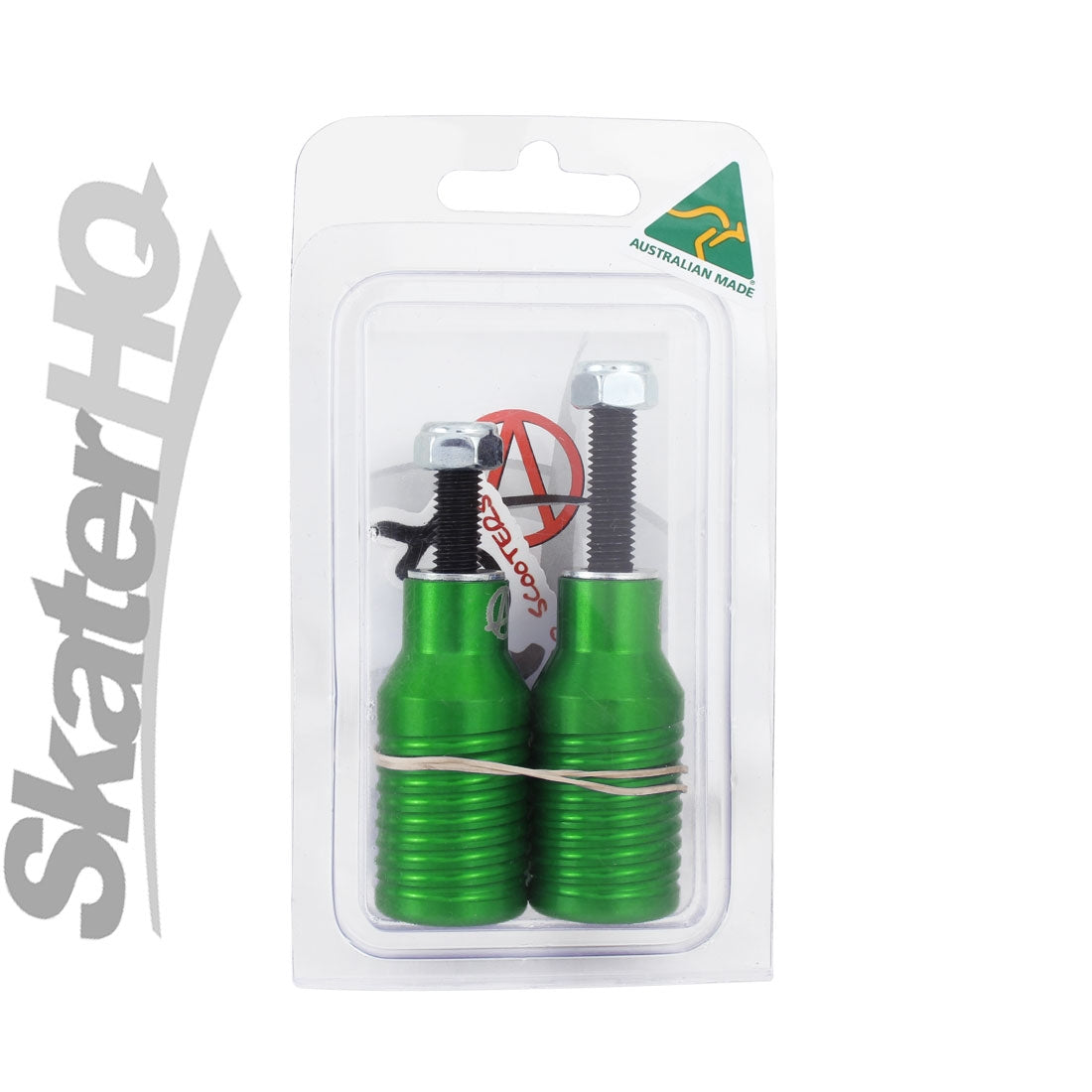 Apex Bowie Pegs 2pk - Green Scooter Hardware and Parts