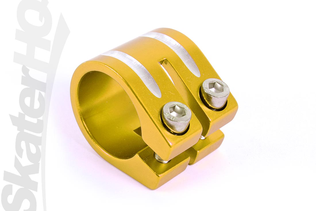 Flavor Double Clamp 31.8mm - Gold Scooter Headsets and Clamps