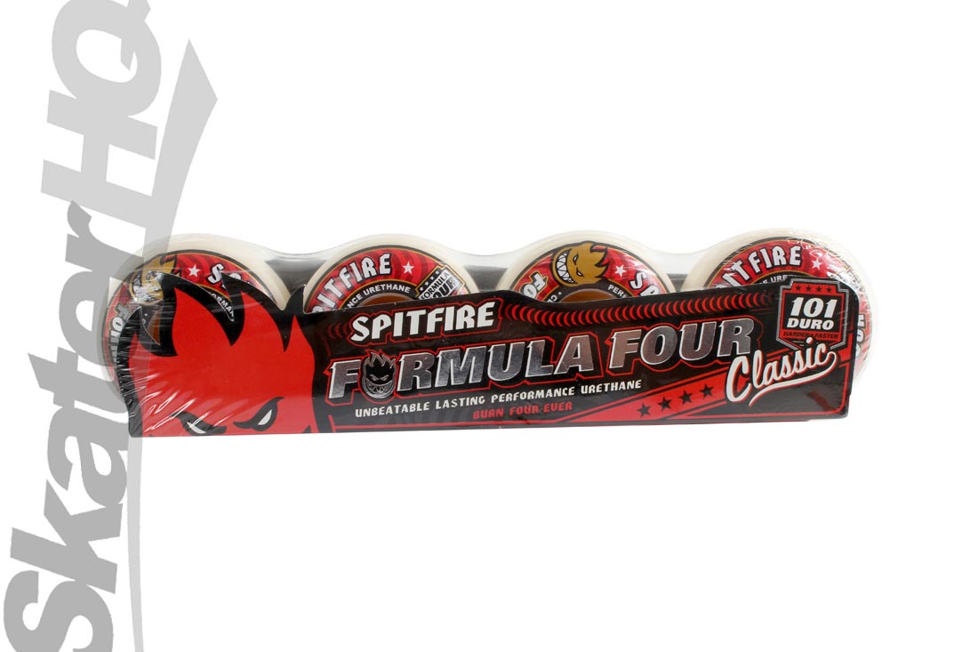 Spitfire Form Four 52mm 101A Classic 4pk - Red Skateboard Wheels