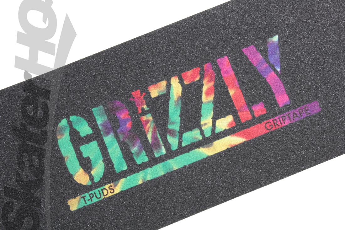 Grizzly Stamp Print T Puds Tie Dye Griptape