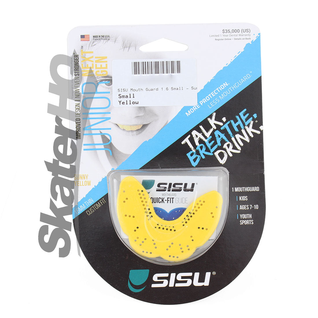 SISU Mouthguard 1.6 Small - Sunny Yellow Protective Mouthguards