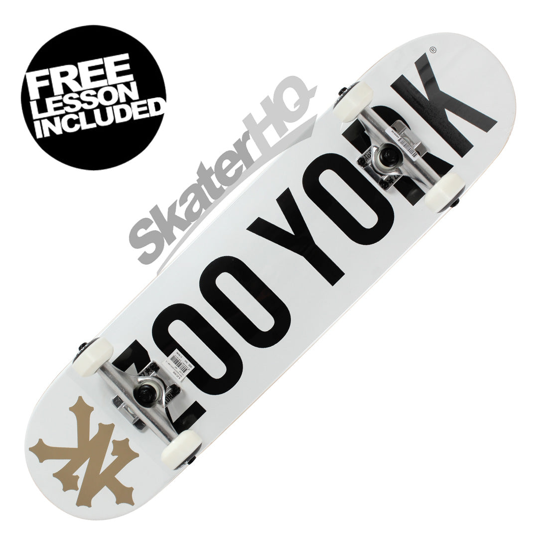 Zoo York Photo Incentive White 7.75 Complete Skateboard Completes Modern Street