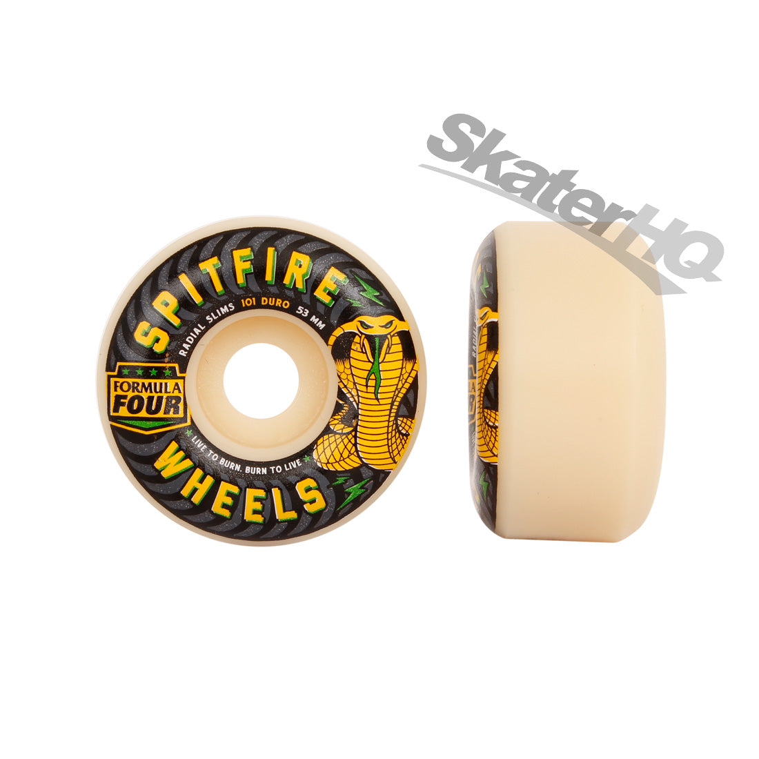 Spitfire Formula Four 101A Radial Slim 53mm Skateboard Wheels