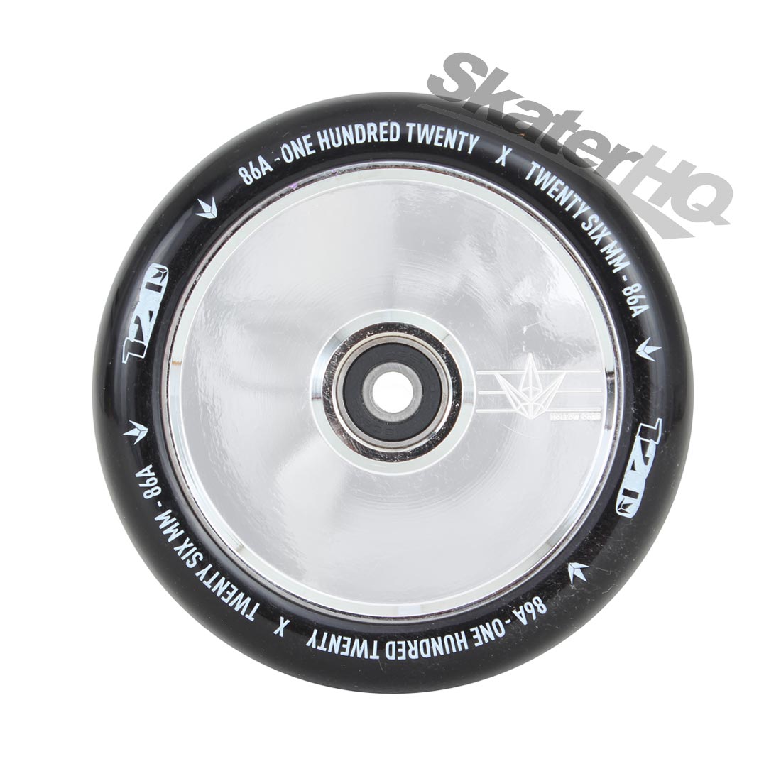 Envy Hollow Core 120mm Wheel - Polished/Black Scooter Wheels