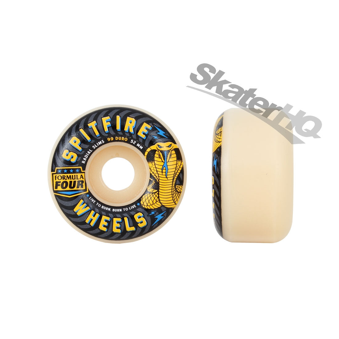 Spitfire Formula Four 99A Radial Slims 52mm Skateboard Wheels