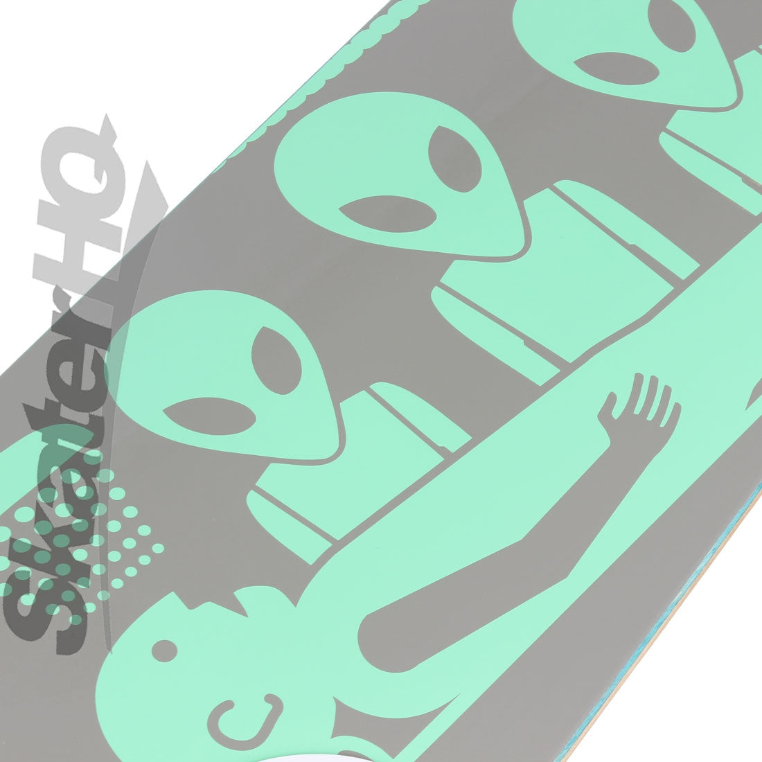Alien Workshop Abduction 8.0 Deck - Grey/Green Skateboard Decks Modern Street