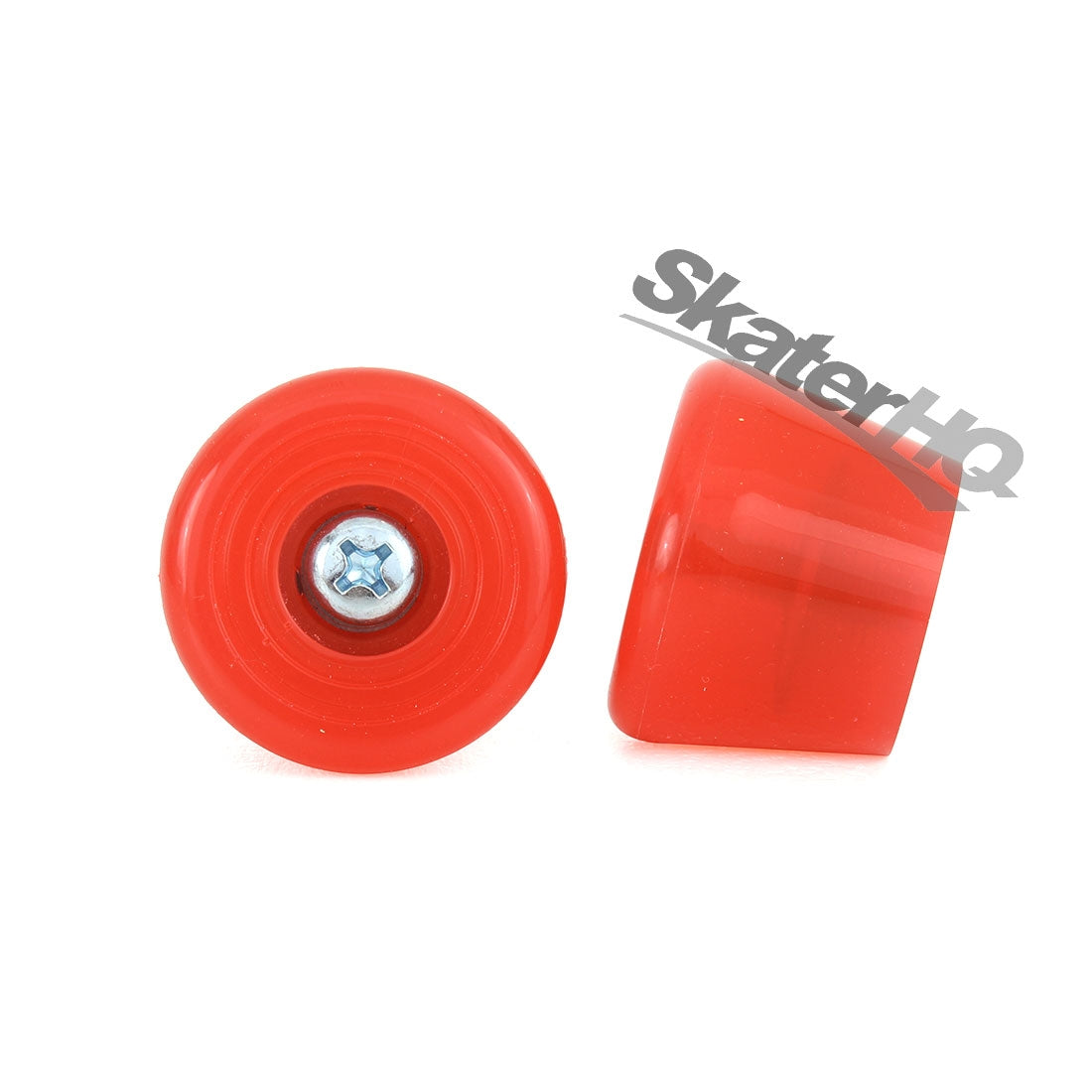 Impala Toe Stops 2pk - Clear Red Roller Skate Hardware and Parts