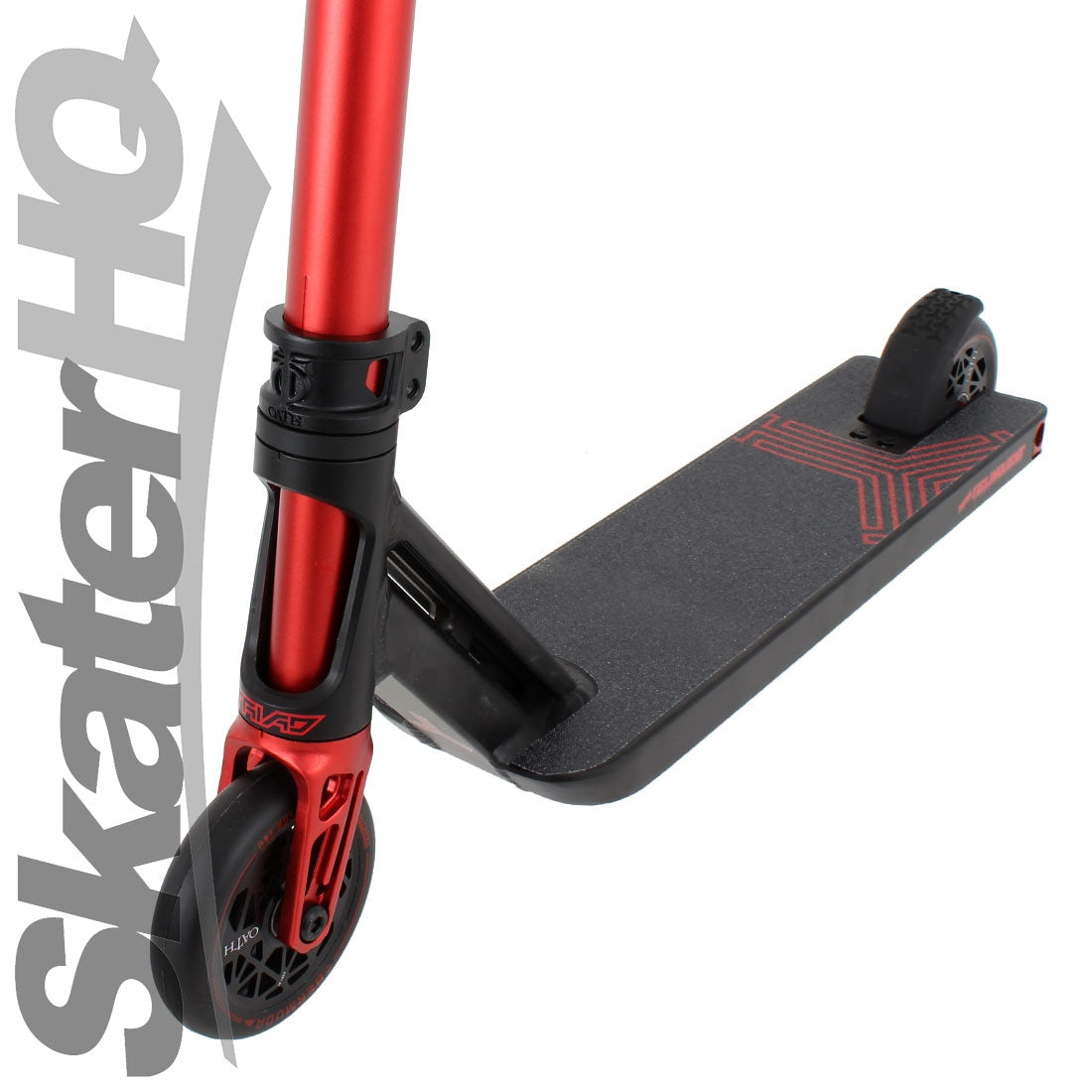 Triad Delinquent Mini - Black/Red Scooter Completes Trick