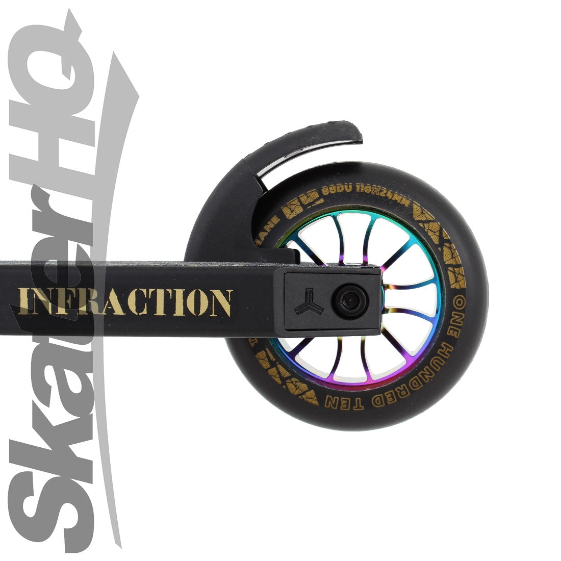 Triad Infraction - Satin Black/Neochrome Scooter Completes Trick