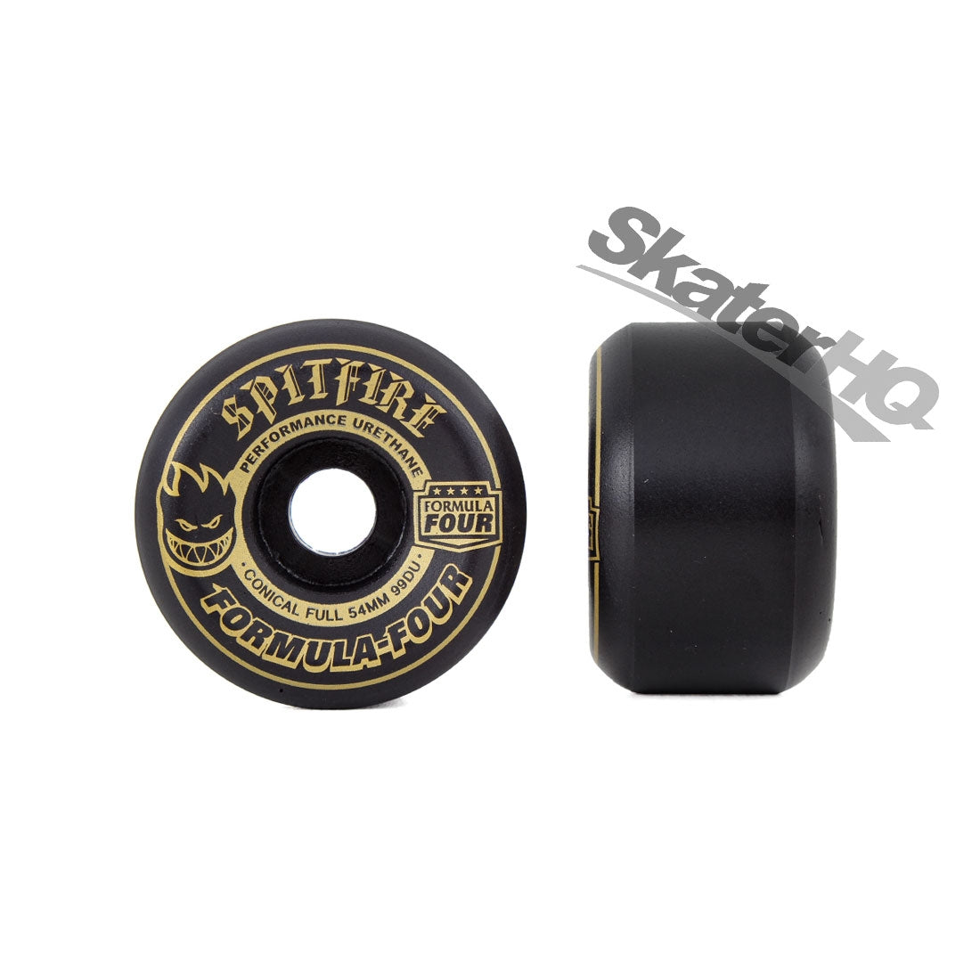 Spitfire Form Four 54mm 99a Conical Full - Blackout Skateboard Wheels