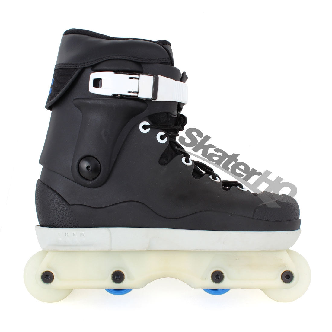 THEM Black V2 908 Custom w/ Farmer 7-8US Inline Aggressive Skates