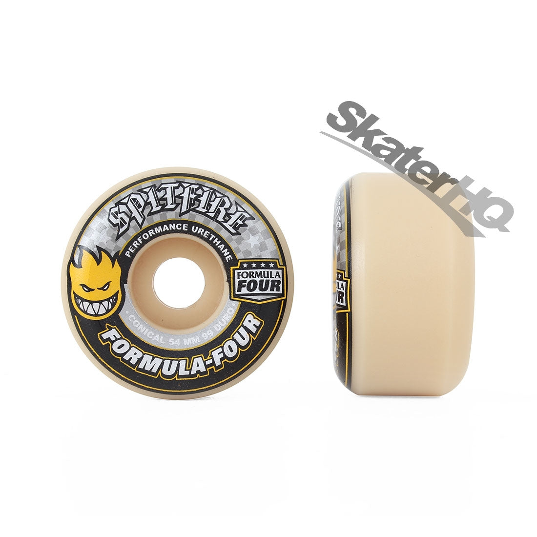 Spitfire Form Four 54mm 99A Conical - Yellow Skateboard Wheels