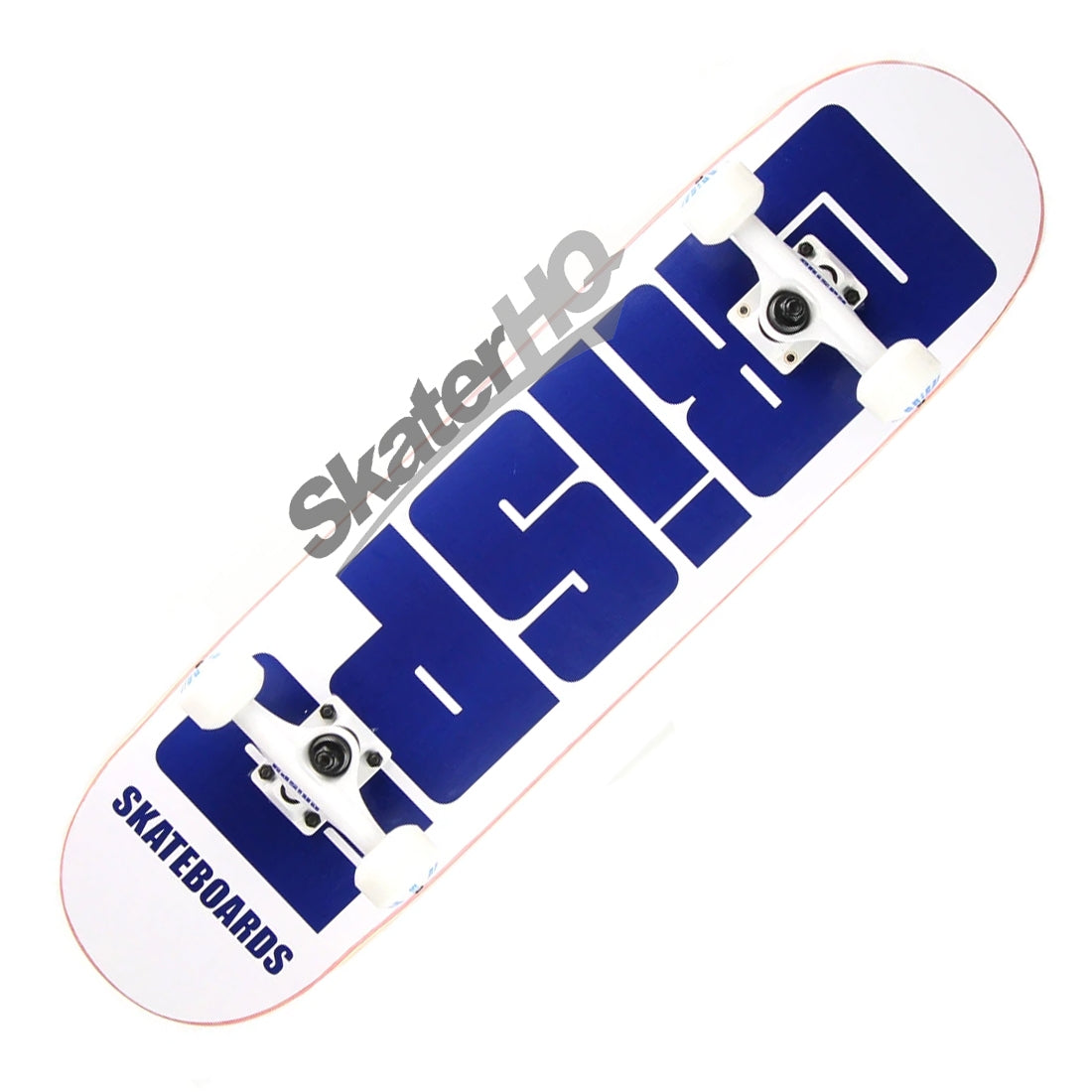 Crispy Advanced 7.75 Complete - White/Blue Skateboard Completes Modern Street