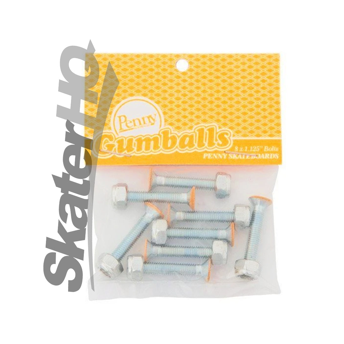 Penny Gumball 1.125 Bolts - Orange Skateboard Hardware and Parts