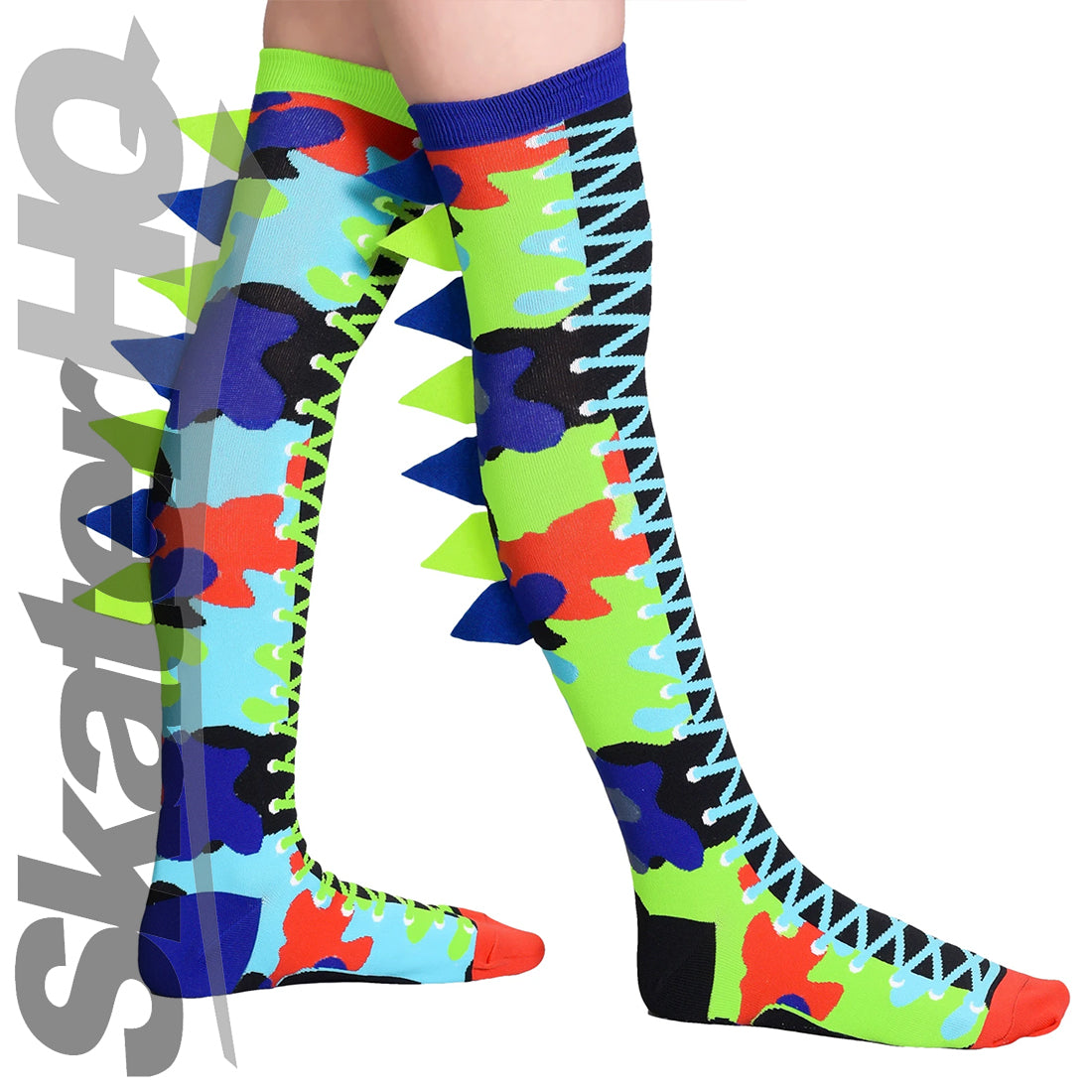 MADMIA - Madmax w/ Spikes - Knee High Socks Apparel Socks