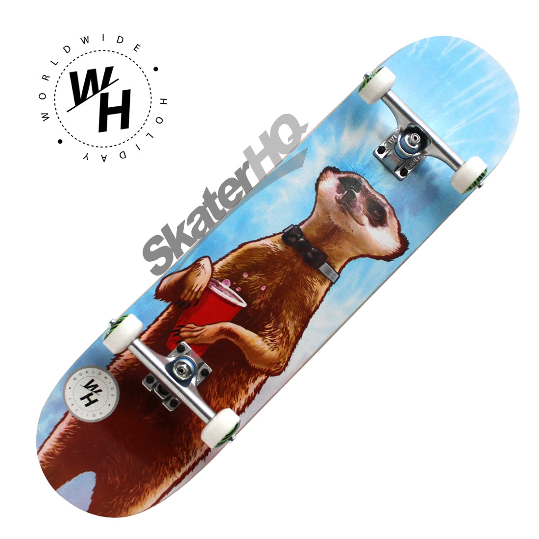 Holiday Party Meerkat 6.75 Mini Complete Skateboard Completes Modern Street