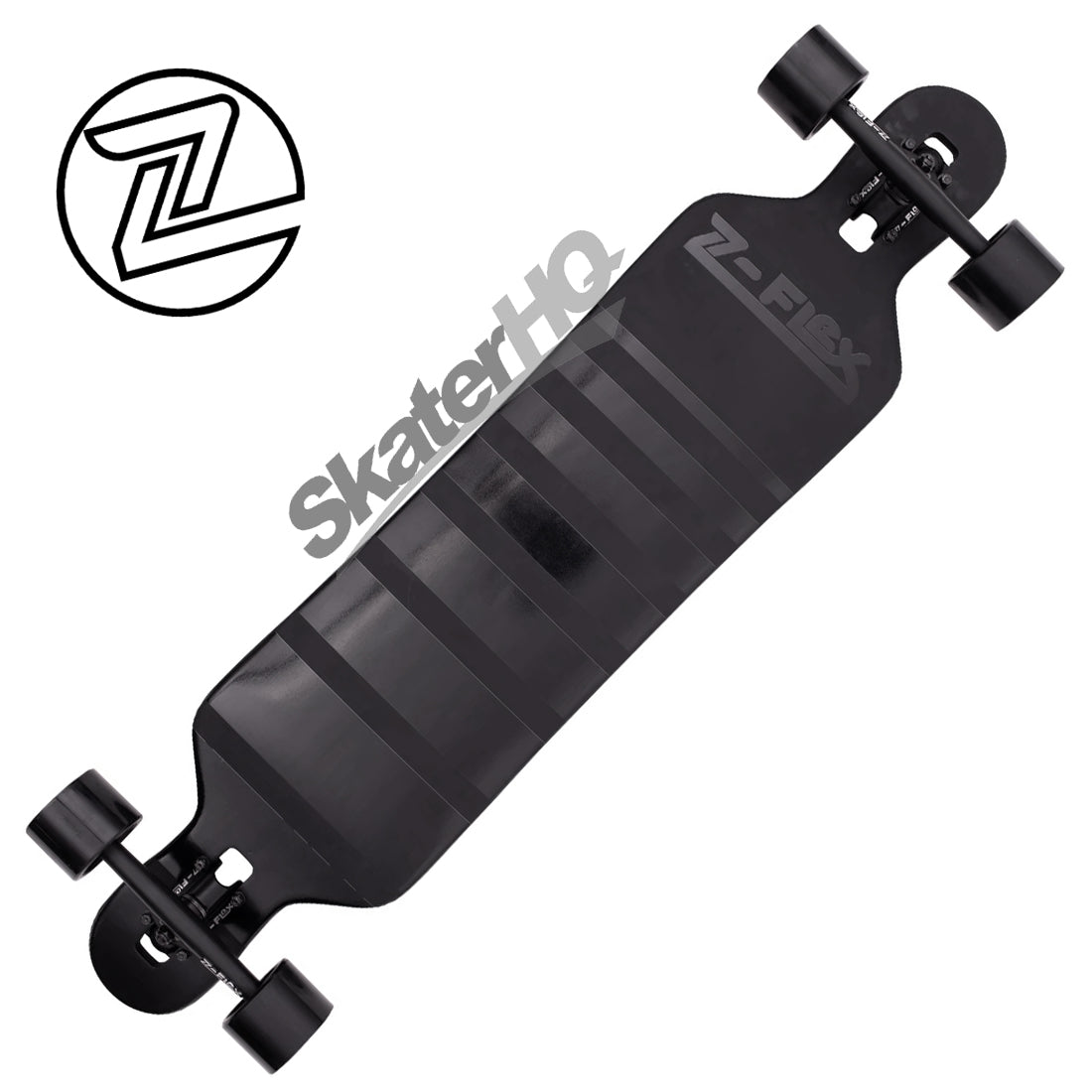 Z-Flex Shadow Lurker 41.5 Drop Thru Complete Skateboard Compl Cruisers