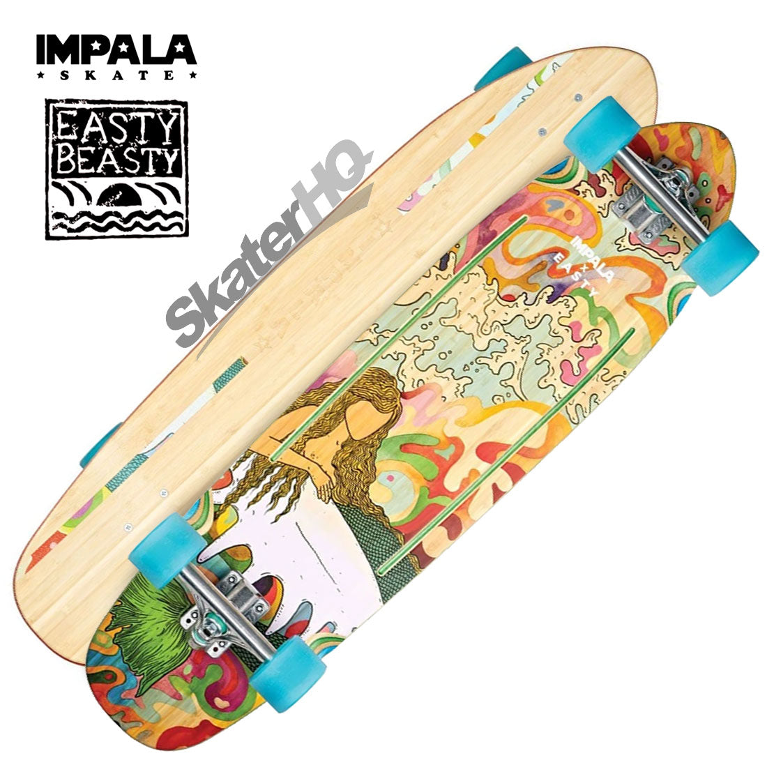 Impala Sirena 35.5 Longboard Complete - Easty Beasty Skateboard Completes Longboards
