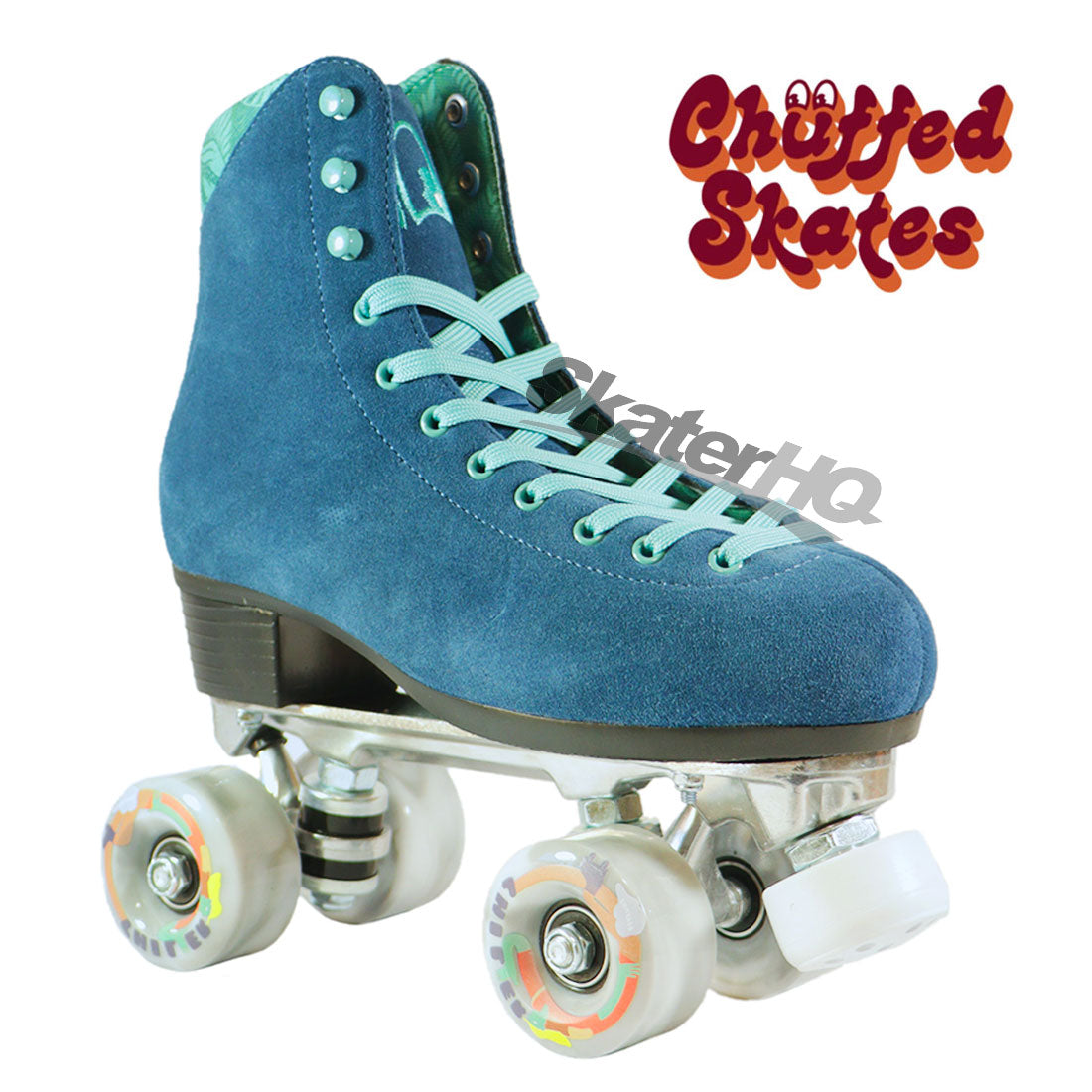 Chuffed Crew Blue Viper 8US Roller Skates
