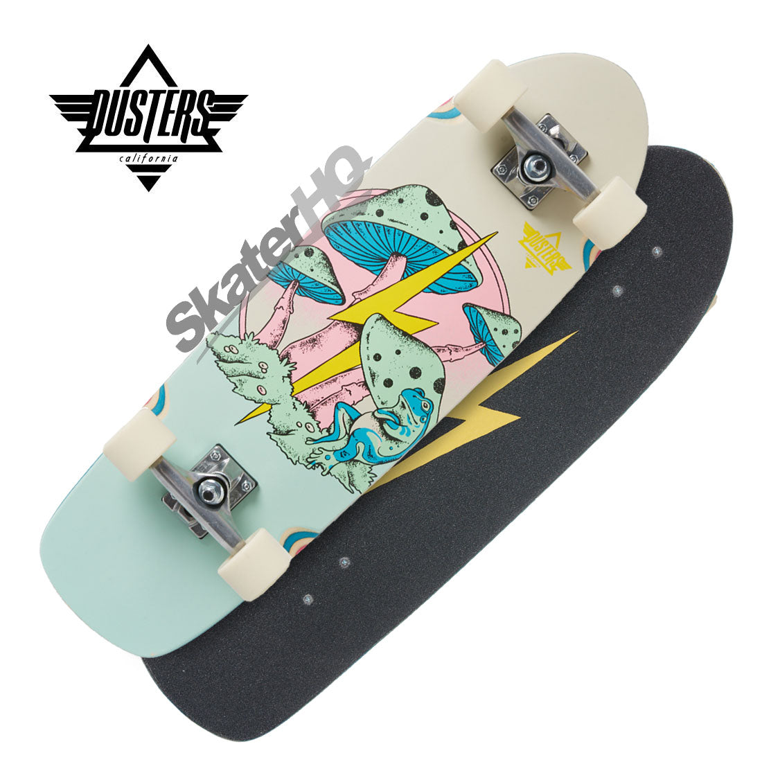 Dusters Fungi 29.5 Cruiser Complete - Pink/Green Skateboard Compl Cruisers